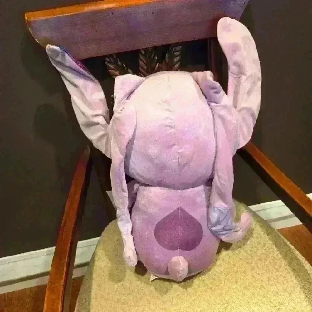 NWT Disney Stich-Angel (Lilo & Stitch) Jumbo Plush with shiny rainbow ears - Picture 2 of 6